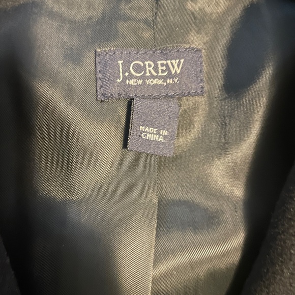 J. Crew Men’s Mayfair Topcoat — Black - Picture 5 of 7